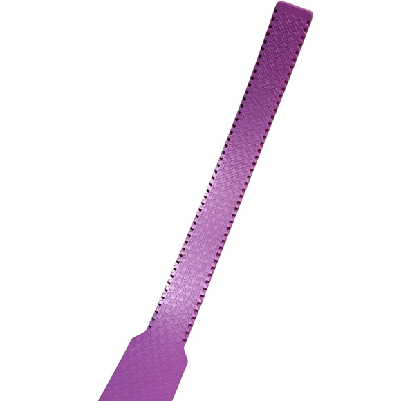 Vintage Y2K Nooka Watch Strip Belt Purple Ratchet Adjustable Unisex 31-38" - Picture 8 of 9